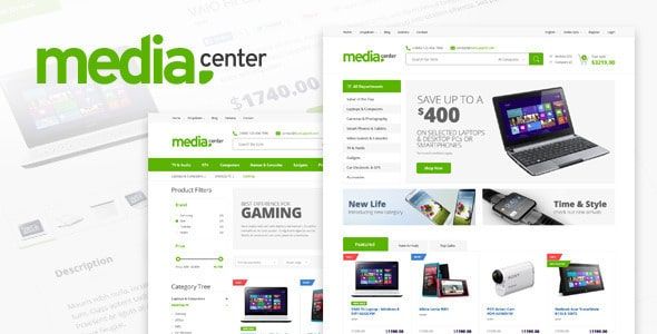 قالب مدیا سنتر MediaCenter