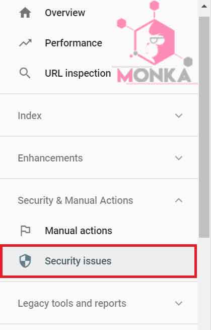 Security Issues در سرچ کنسول