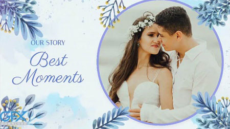 پروژه افترافکت اسلایدشو عروسی Wedding Story