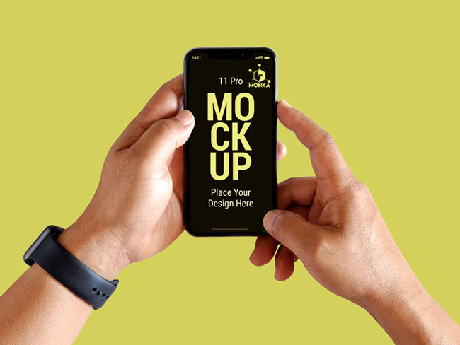 Latest smart phone pro mockup