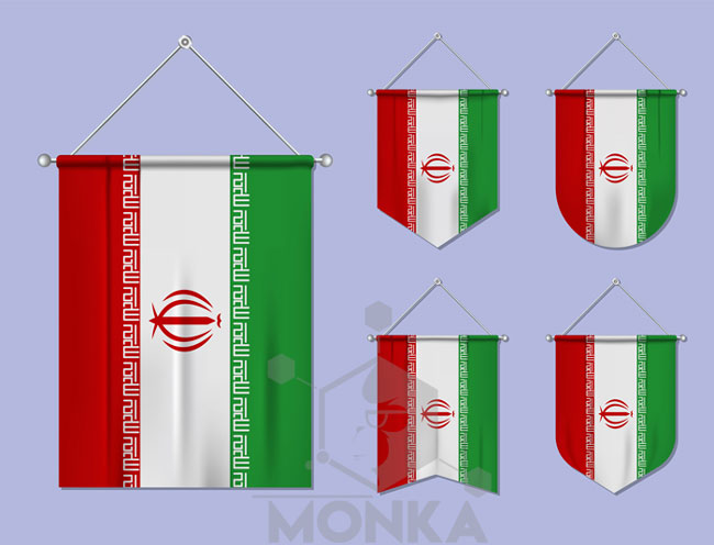 وکتور ست پرچم ایران