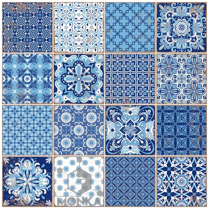 پترن کاشی‌ هندسی