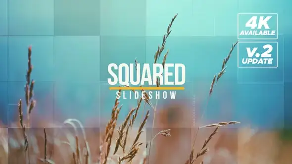 دانلود پروژه افترافکت اسلایدشو اینترو مربع Squared Intro