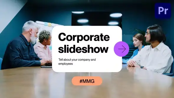 دانلود پروژه آماده پریمیر اسلایدشو شرکتی Corporate Slideshow