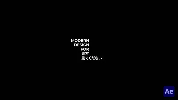 دانلود پروژه افترافکت نمایش عناوین مینیمال Minimal Titles