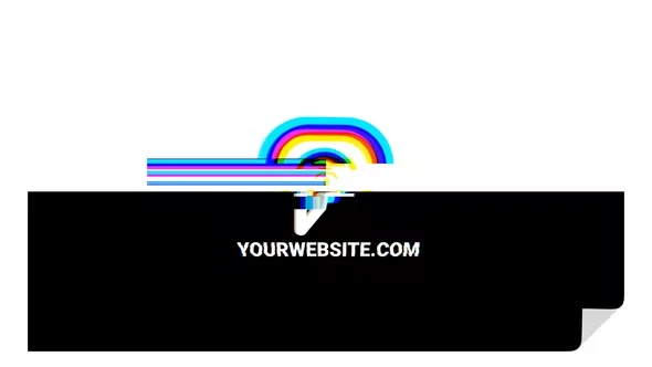 پروژه افترافکت آماده نمایش لوگو گلیچ Glitch Logo Reveal
