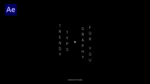 دانلود پروژه افترافکت نمایش عنوان Trendy Titles