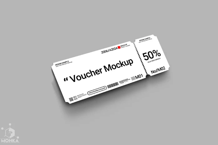 دانلود موکاپ نمایش کد تخفیف 8E2EPLT