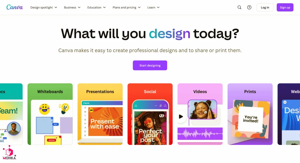 طراحی گرافیک آنلاین Designstripe برای بازاریابان