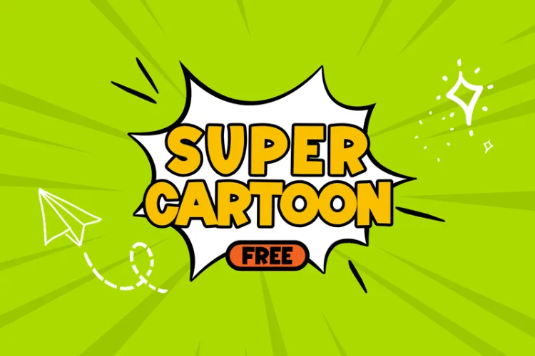 دانلود رایگان فونت انگلیسی Super Cartoon