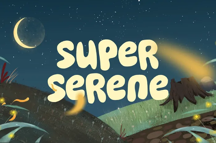 دانلود فونت انگلیسی Super Serene