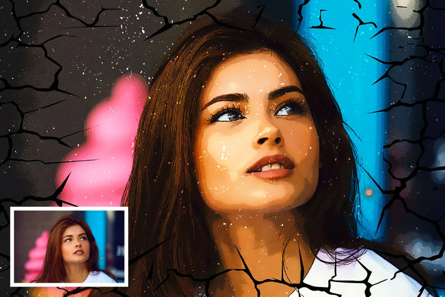 دانلود افکت عکس لایه باز کارتونی 97YVMLY